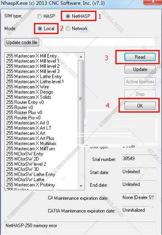 mastercam軟件報錯